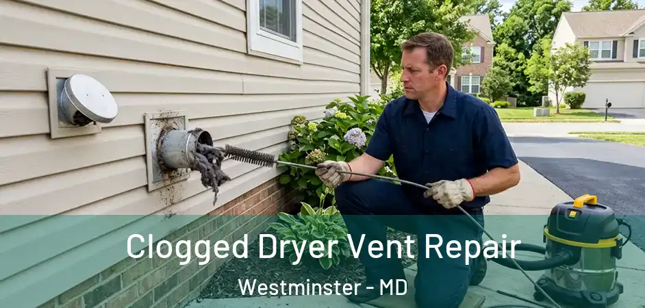 Clogged Dryer Vent Repair Westminster - MD