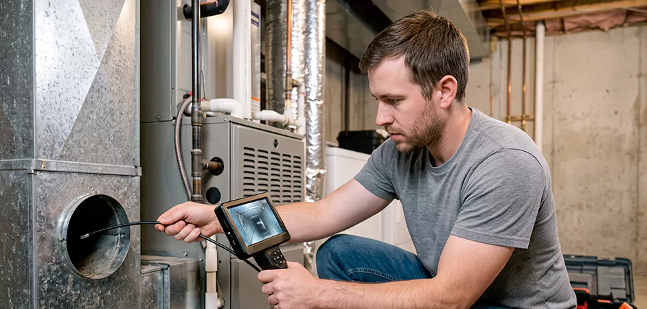 Air Duct Camera Inspection in Westminster, MD