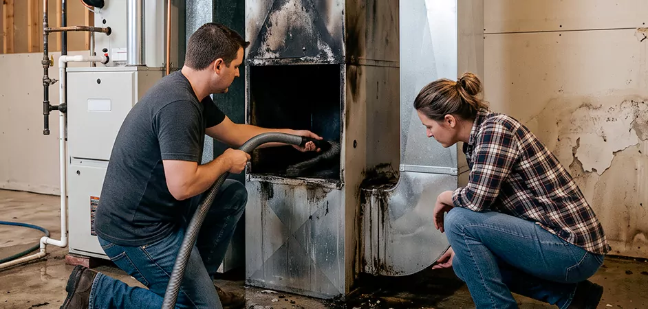 Fire and Flood Duct Restoration in Westminster, MD