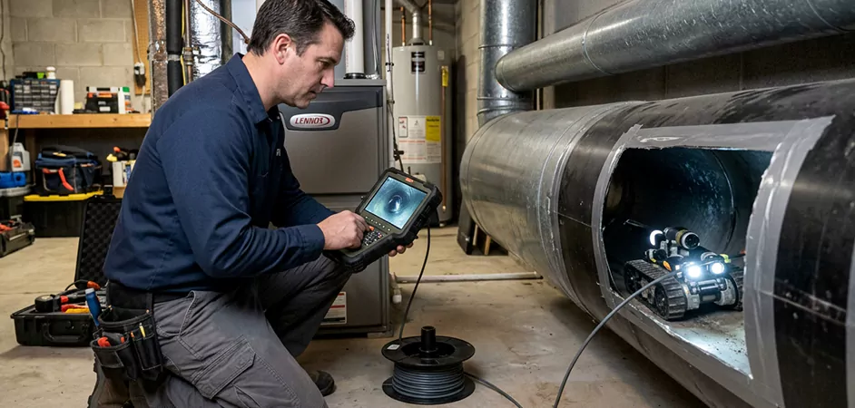 Robotic Duct Inspection in Westminster, MD