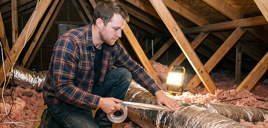 Attic Duct Sealing and Insulation in Westminster