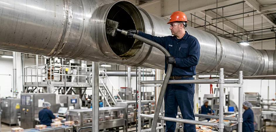 Food Processing Facility Duct Cleaning in Westminster