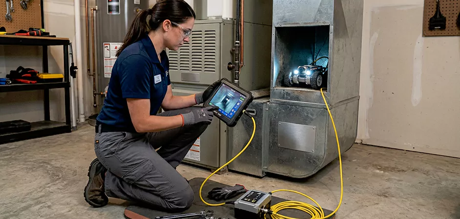 Robotic Duct Inspection in Westminster